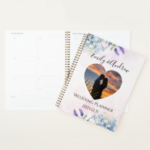 Planificador de Boda Floral de Foto Personalizada
