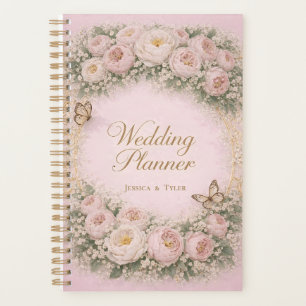 Planificador de Boda Floral Elegante Moderno
