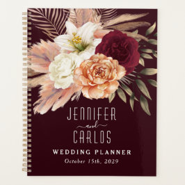 Planificador de Boda Floral Rústico