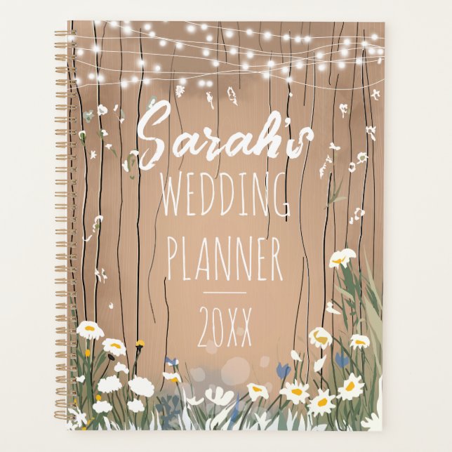 Planificador de boda nupcial rusa | Diseño floral  (Anverso)
