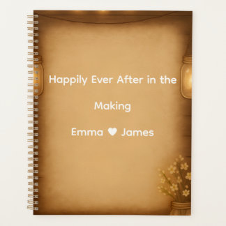 Planificador de boda rustico Mason Jar y String Li