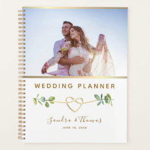 Planificador de Bodas con Foto de Eucalipto con No
