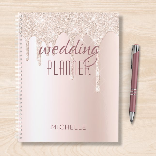 Planificador de bodas Moda Purpurina Girly Planner (Subido por el creador)