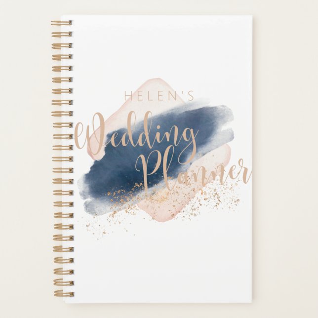 Planificador de bodas personalizado (Anverso)