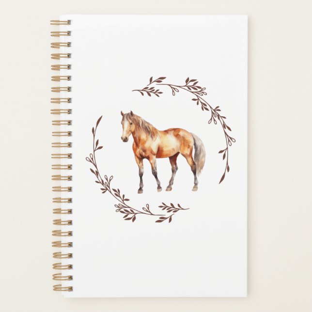 Planificador de Caballo Palamino (Anverso)