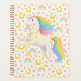 Planificador de Caballos Arcoíris para Niños — Coo