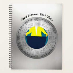 Planificador de Calendario 2026 Diario de Alimento