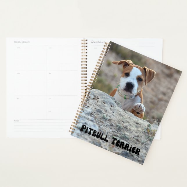 Planificador de calendario de cachorro de Pitbull  (Demostración)