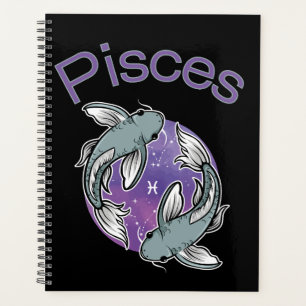 Planificador de calendario de Rótulo de Pisces Zod