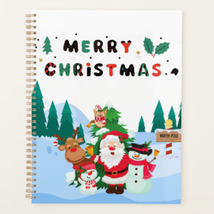 Planificador de calendario navideño X-Mas
