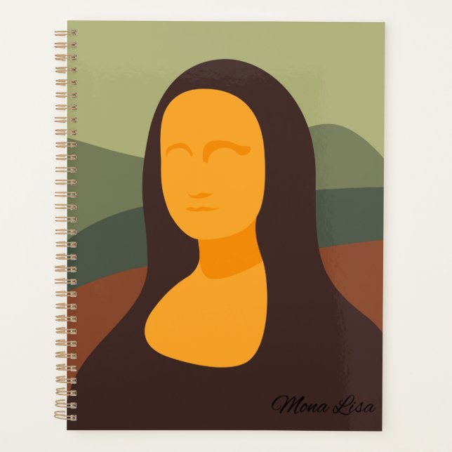 Planificador de calendarios de pintura de Mona Lis (Anverso)