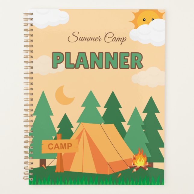 Planificador de campamento de verano (Anverso)