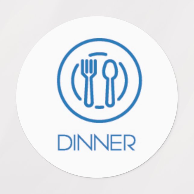 Planificador de cena / Pegatina organizador / Etiq (Diseño 1)