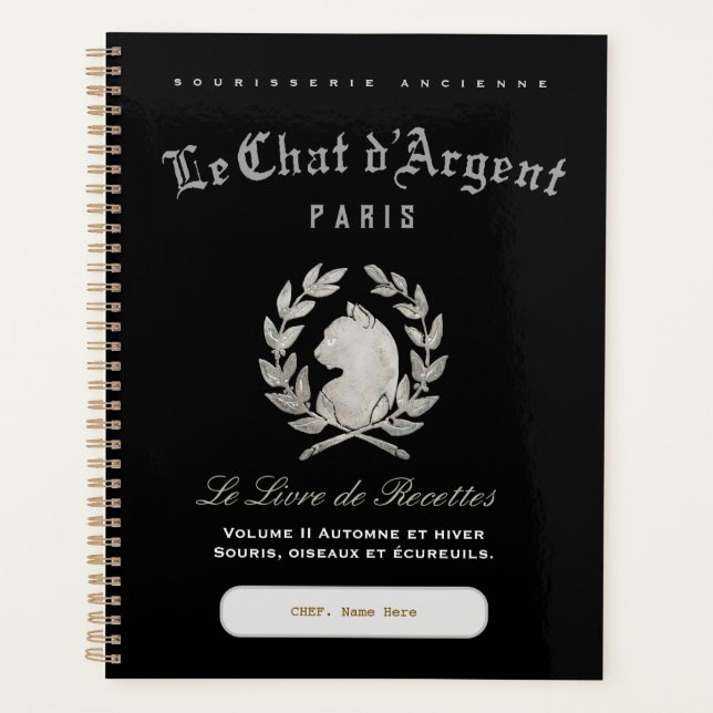 Planificador de Chef Personalizado Le Chat d'Argen (Anverso)
