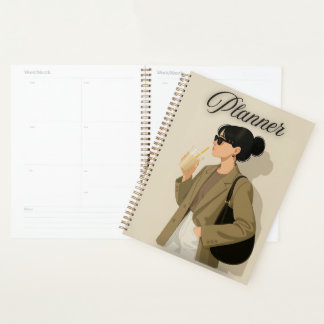 Planificador de Chica Neutral Elegante