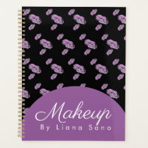 Planificador de citas de artista de labios estampa