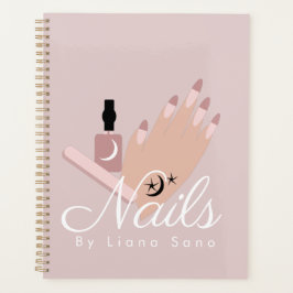 Planificador de citas de artista de uñas con tatua