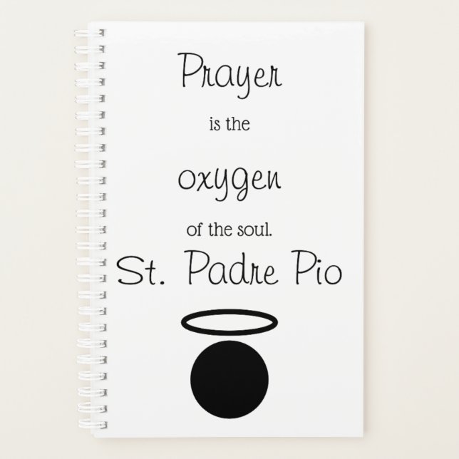 Planificador de citas de San Padre Pío (Anverso)