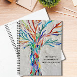 Planificador de citas inspiradoras<br><div class="desc">Este único planificador está decorado con un colorido árbol de mosaicos. Añade tu cita elegida para personalizarla. Haga clic en Personalizar Más adelante para editar el tipo de letra,  el tamaño de la fuente y el color de la fuente. Original Mosaico © Michele Davies.</div>