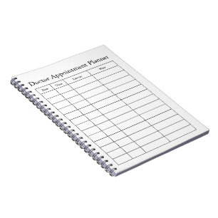 Planificador de citas médicas Cuaderno