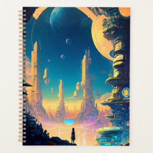 Planificador de Ciudad Futurista de Ciencia Ficció