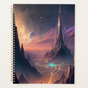 Planificador de Ciudad Futurista de Ciencia Ficció
