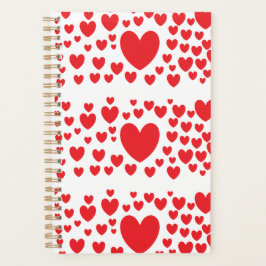 Planificador de Corazones Rojos