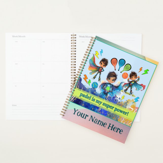 Planificador de Día de Padel – Poderes de Chicos M (Demostración)