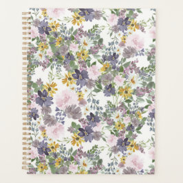 Planificador de día floral de primavera