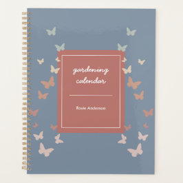 Planificador de Diario Pastel Gardening personaliz
