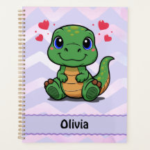Planificador de dinosaurio T-Rex personalizado