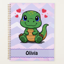 Planificador de dinosaurio T-Rex personalizado