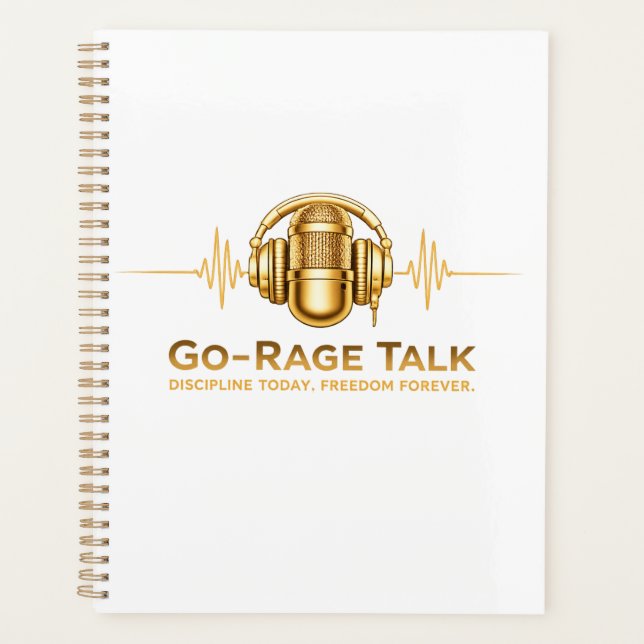 Planificador de Disciplina Go-rage Talk (Anverso)