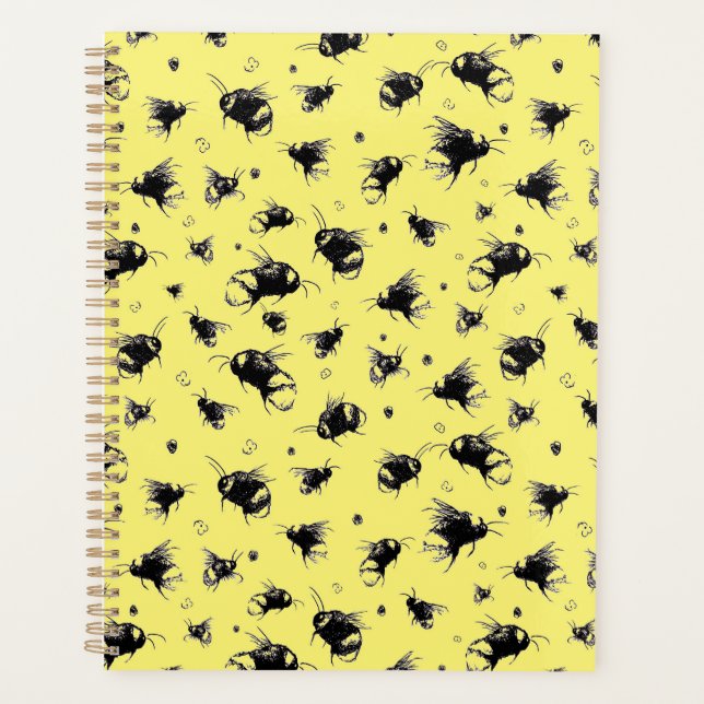Planificador de diseño de abejas - regalo de Navid (Anverso)