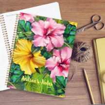 Planificador de diseño de naturaleza tropical de H