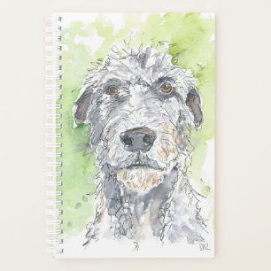 Planificador de diseño irlandés Wolfhound.