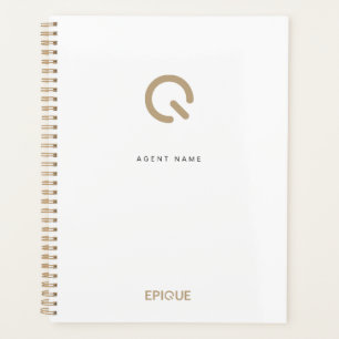 Planificador de Epique Day personalizado blanco