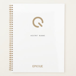 Planificador de Epique Day personalizado blanco