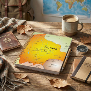 Planificador de espiral de mapas de Bolivia