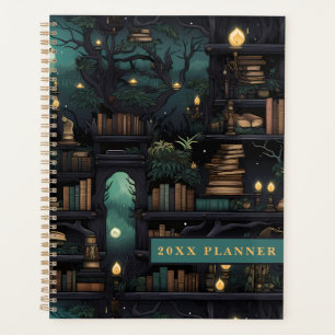 Planificador de estantería de biblioteca de fantas