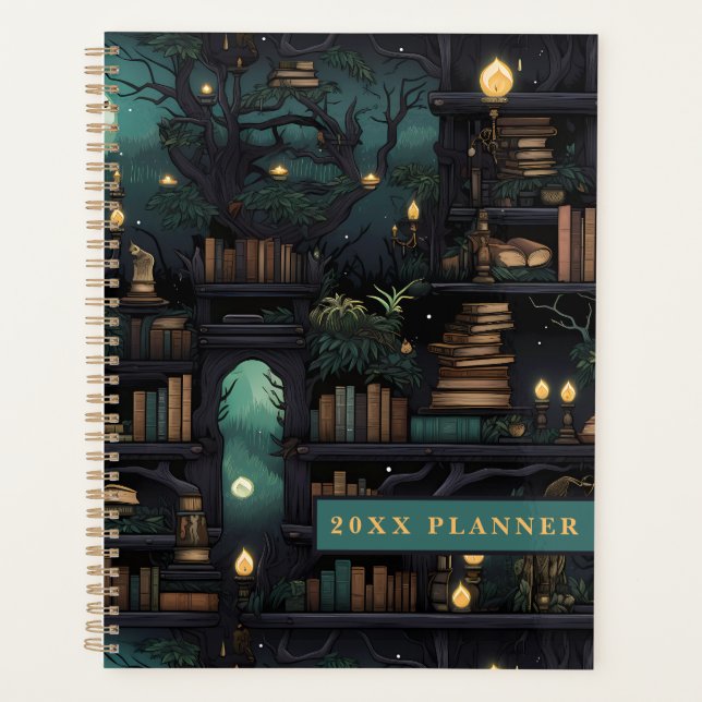 Planificador de estantería de biblioteca de fantas (Anverso)