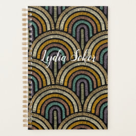 Planificador de estilo bordado personalizado