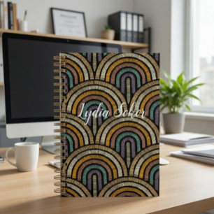 Planificador de estilo bordado personalizado