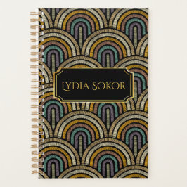 Planificador de estilo bordado personalizado