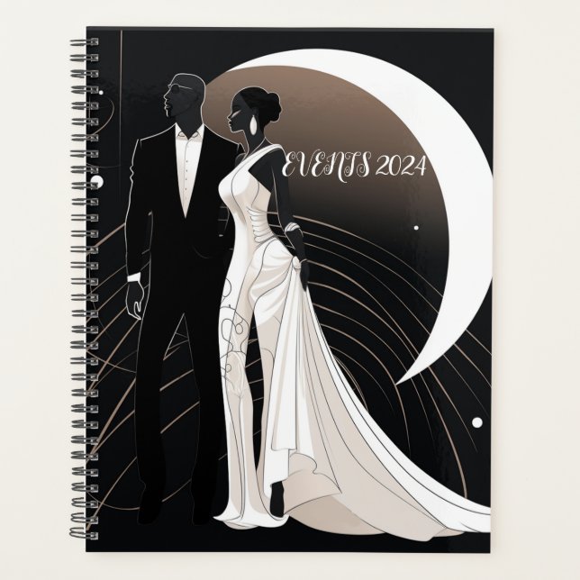 PLANIFICADOR DE EVENTOS NOIR ELEGANCE #1 (Anverso)