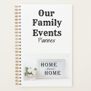 Planificador de eventos para familias en casa dulc