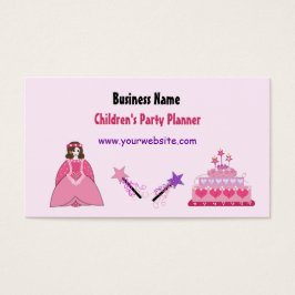 Planificador de fiesta infantil de princesa y past