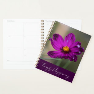 Planificador de Flor Morada