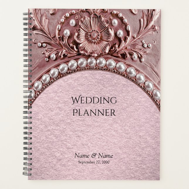 Planificador de Flor Rosa (Anverso)