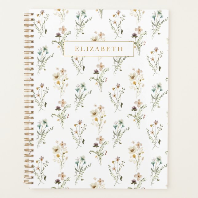 Planificador de flores silvestres (Anverso)